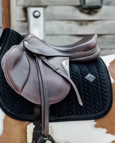 Kentucky Saddle Pad Velvet Pearls Jumping - Løwenborg - Kentucky Horsewear