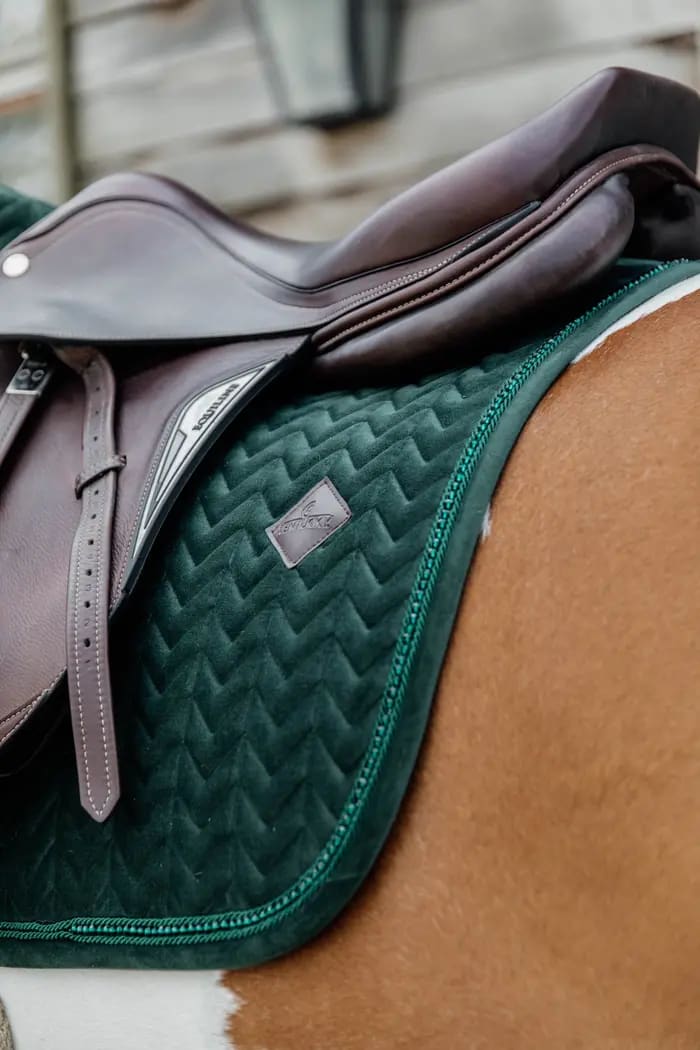 Kentucky Saddle Pad Velvet Pearls Jumping - Løwenborg - Kentucky Horsewear