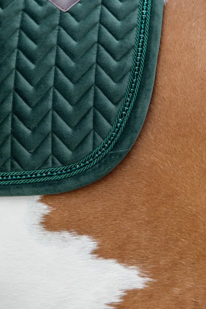 Kentucky Saddle Pad Velvet Pearls Jumping - Løwenborg - Kentucky Horsewear