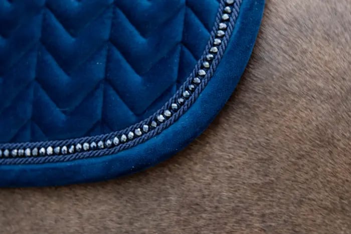 Kentucky Saddle Pad Velvet Pearls Jumping - Løwenborg - Kentucky Horsewear