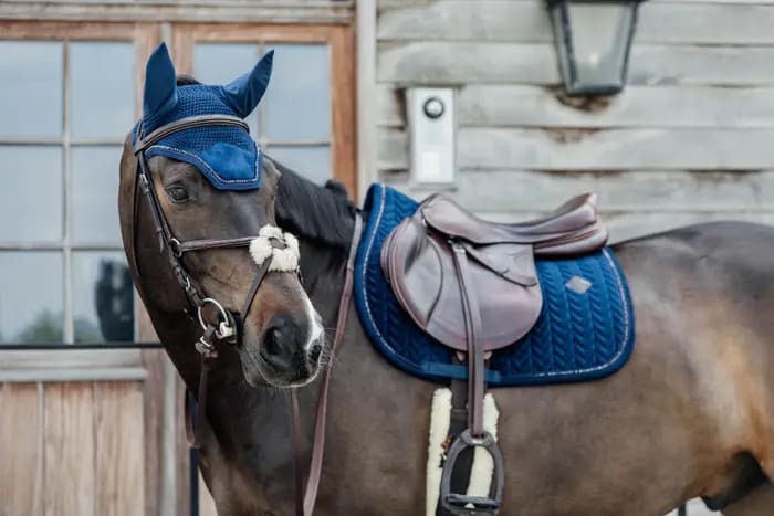 Kentucky Saddle Pad Velvet Pearls Jumping - Løwenborg - Kentucky Horsewear