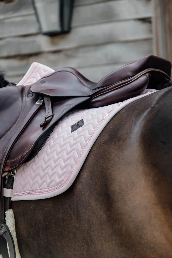 Kentucky Saddle Pad Velvet Pearls Jumping - Løwenborg - Kentucky Horsewear
