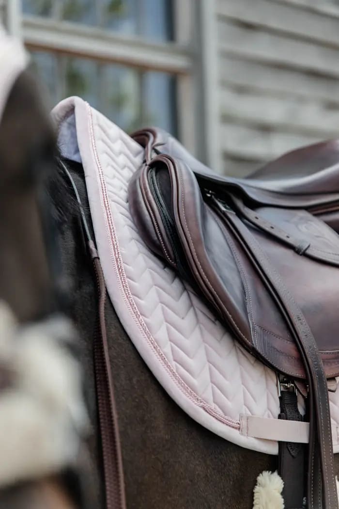 Kentucky Saddle Pad Velvet Pearls Jumping - Løwenborg - Kentucky Horsewear