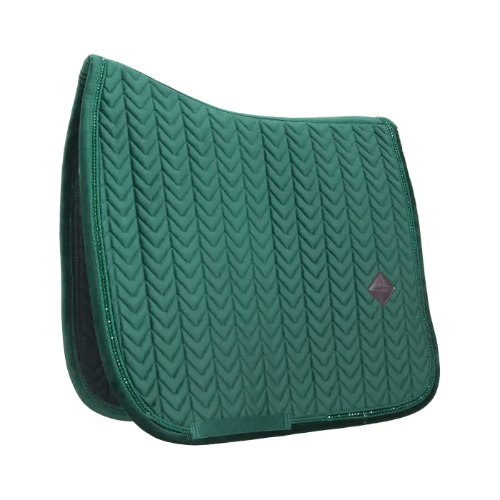 Kentucky Saddle Pad Velvet Pearls Dressage