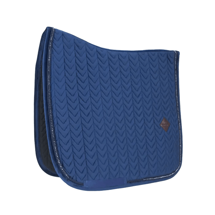 Kentucky Saddle Pad Velvet Pearls Dressage - Løwenborg - Kentucky Horsewear