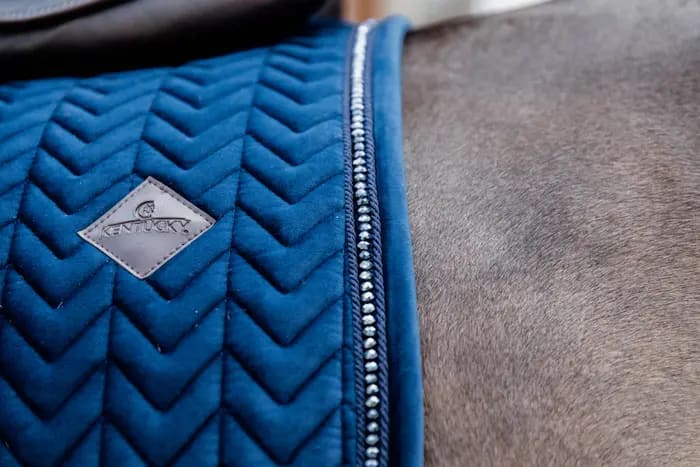 Kentucky Saddle Pad Velvet Pearls Dressage - Løwenborg - Kentucky Horsewear