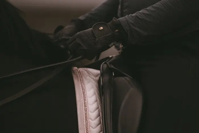 Kentucky Saddle Pad Velvet Pearls Dressage - Løwenborg - Kentucky Horsewear
