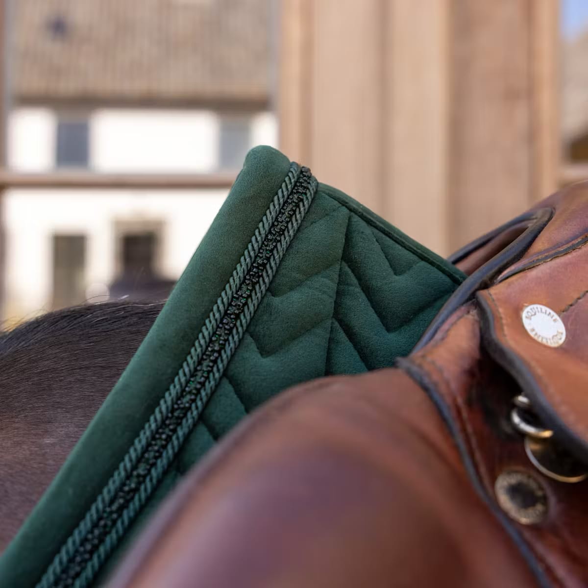 Kentucky Saddle Pad Velvet Mini Pearls Jumping - Løwenborg - Kentucky Horsewear