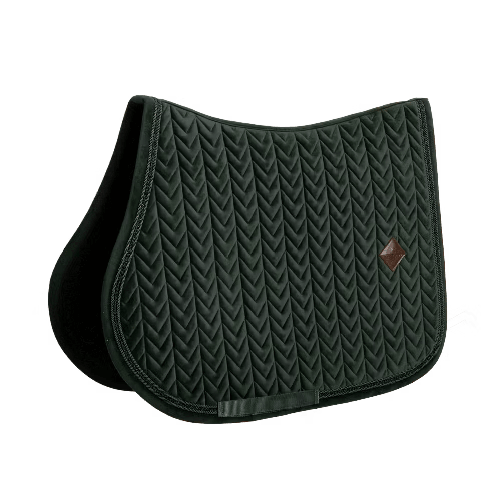 Kentucky Saddle Pad Velvet Mini Pearls Jumping - Løwenborg - Kentucky Horsewear
