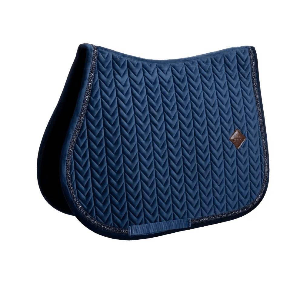 Kentucky Saddle Pad Velvet Mini Pearls Jumping - Løwenborg - Kentucky Horsewear