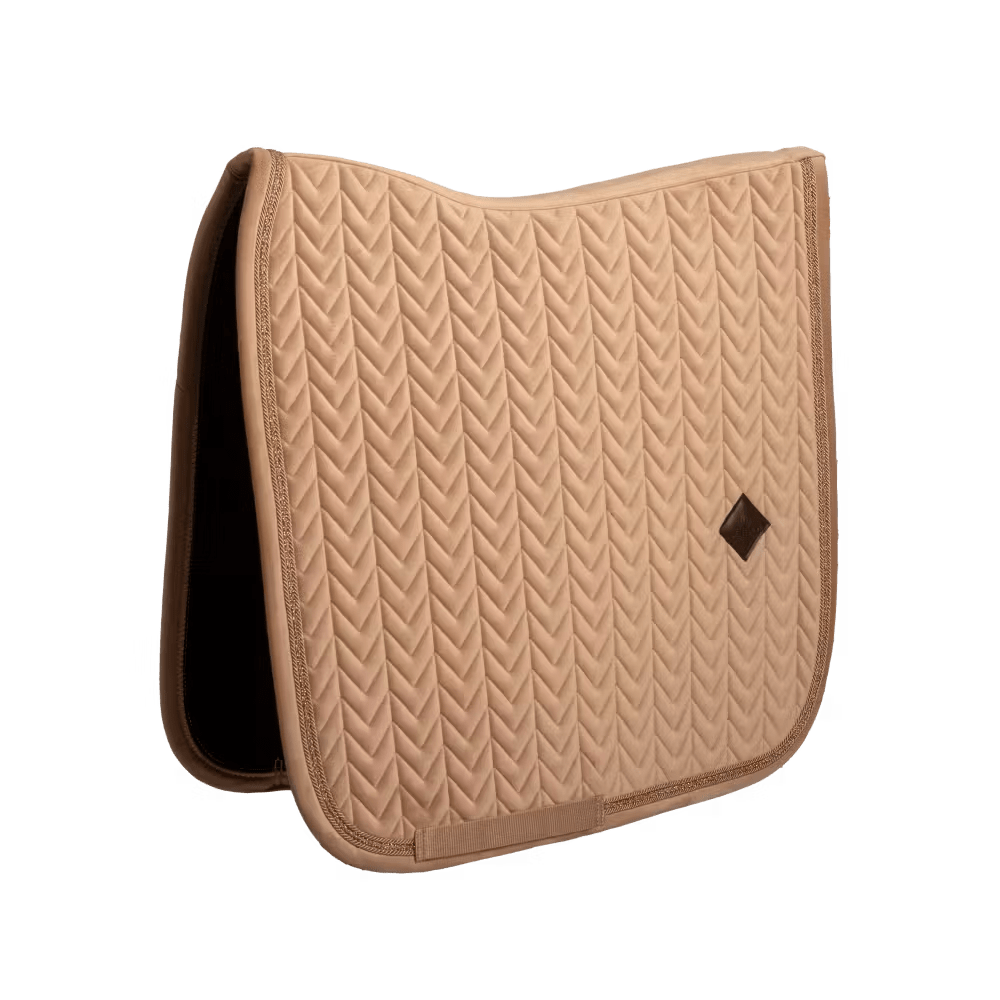 Kentucky Saddle Pad Velvet Mini Pearls Dressage