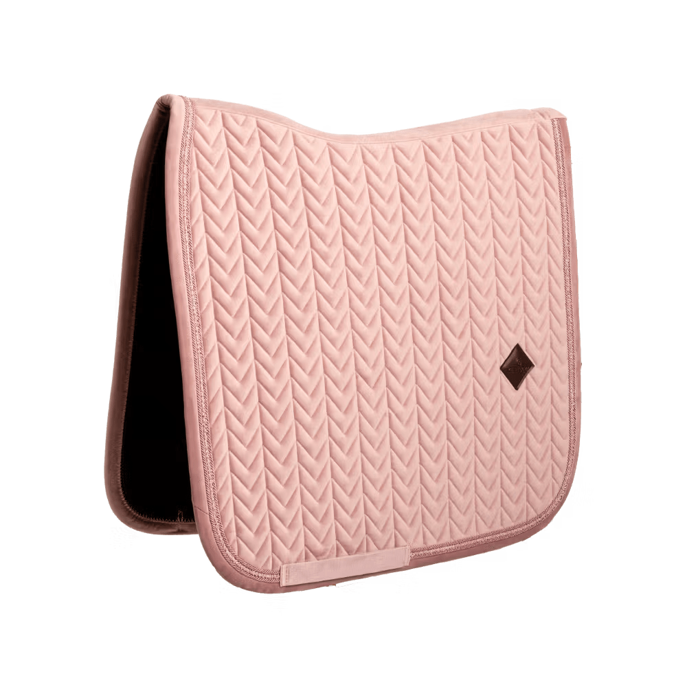 Kentucky Saddle Pad Velvet Mini Pearls Dressage