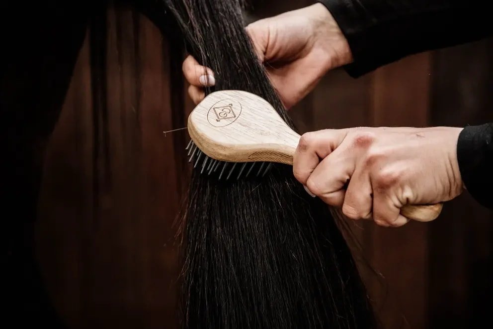 Grooming Deluxe Mane Brush - Løwenborg - Grooming Deluxe