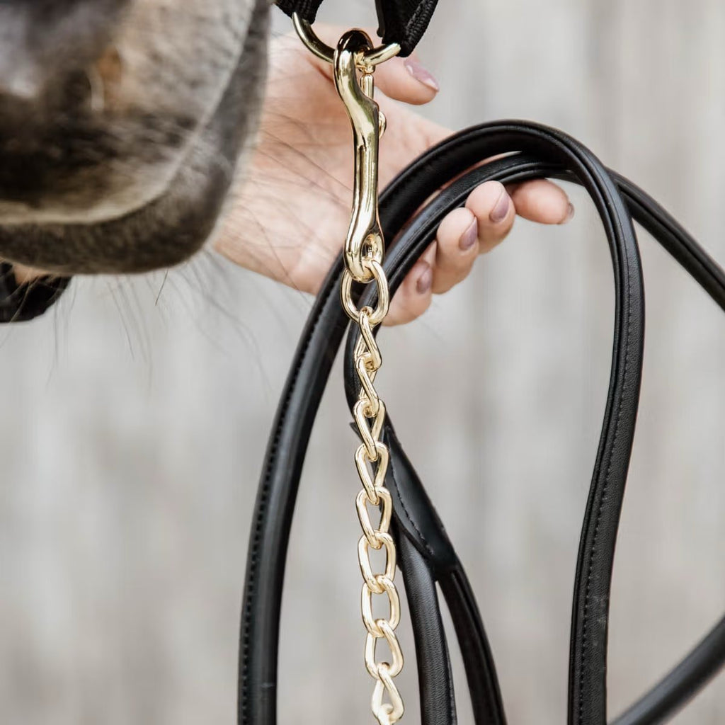 Kentucky Leather Chain Lead - Løwenborg - Kentucky Horsewear