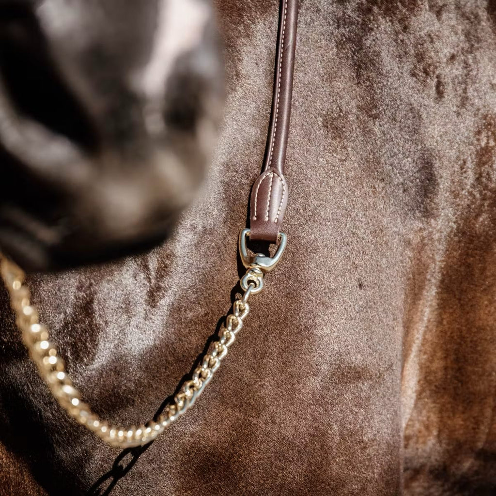 Kentucky Leather Chain Lead - Løwenborg - Kentucky Horsewear