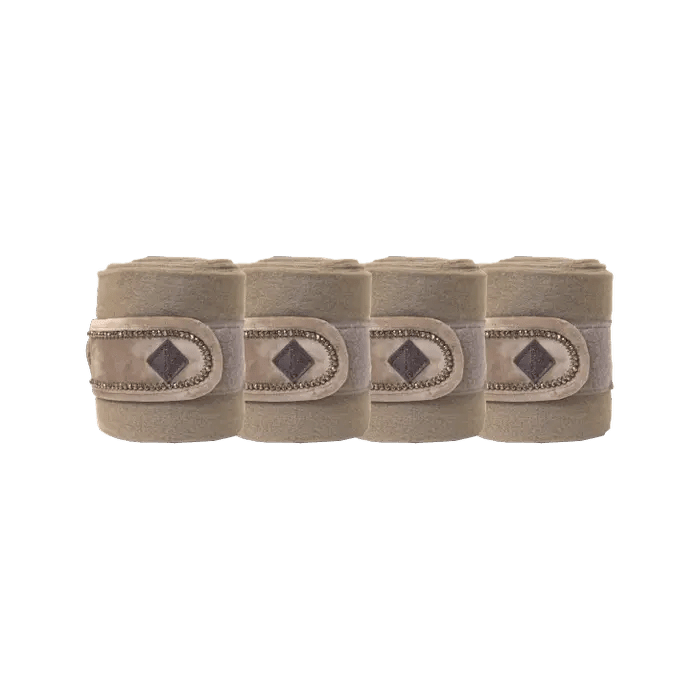 Kentucky Polar Fleece Bandage Velvet Pearls - Løwenborg - Kentucky Horsewear