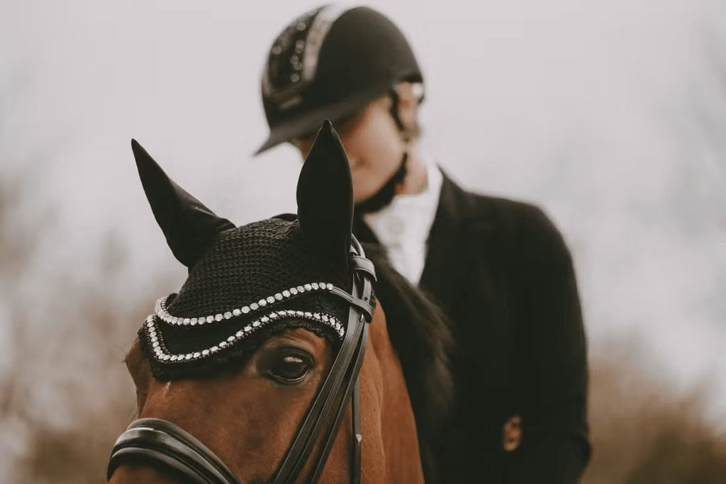 Kentucky Fly Veil Wellington Big Stone & Pearl - Løwenborg - Kentucky Horsewear