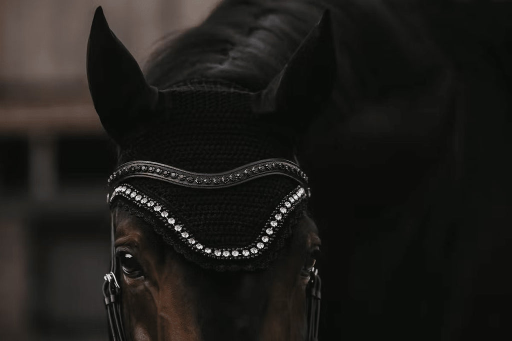 Kentucky Fly Veil Wellington Big Stone & Pearl - Løwenborg - Kentucky Horsewear