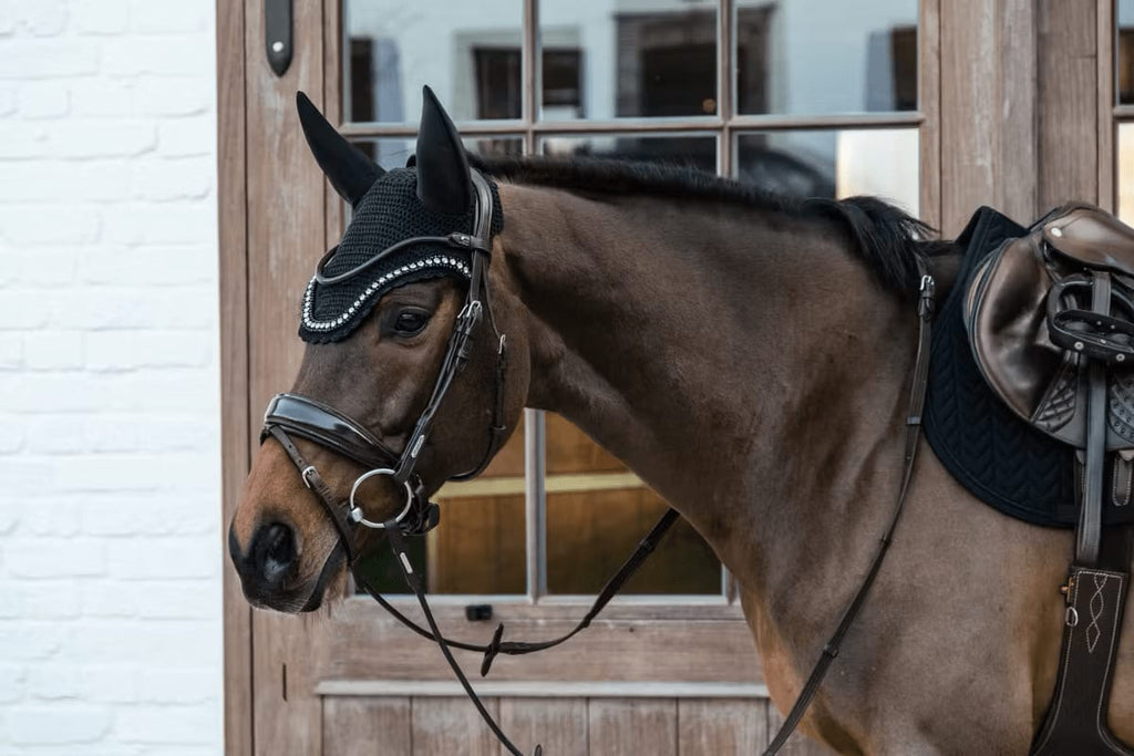Kentucky Fly Veil Wellington Big Stone & Pearl - Løwenborg - Kentucky Horsewear