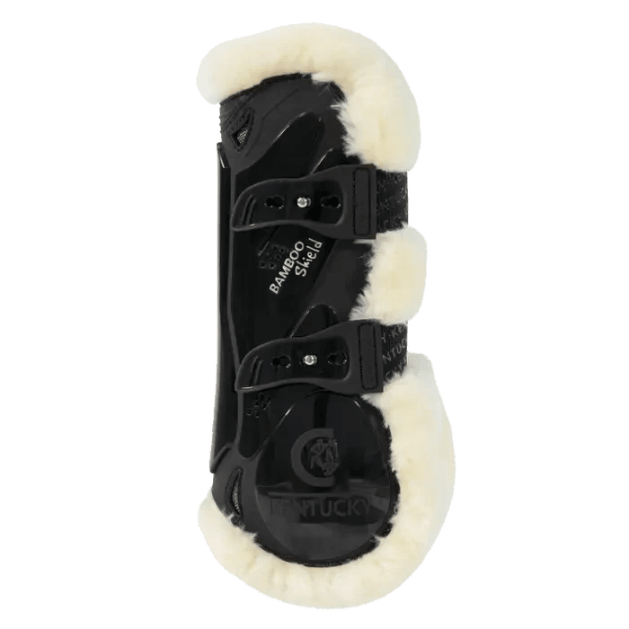Kentucky Vegan Sheepskin Tendon Boots Bamboo Elastic - Løwenborg - Kentucky Horsewear