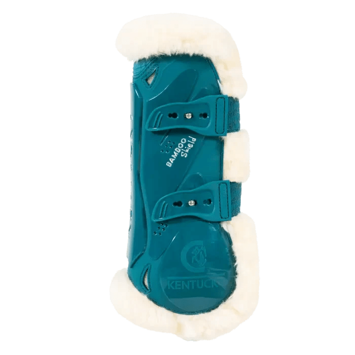 Kentucky Vegan Sheepskin Tendon Boots Bamboo Elastic - Løwenborg - Kentucky Horsewear