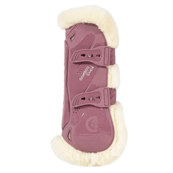 Kentucky Vegan Sheepskin Tendon Boots Bamboo Elastic - Løwenborg - Kentucky Horsewear