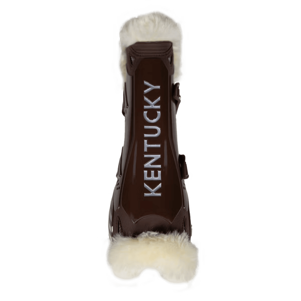 Kentucky Vegan Sheepskin Tendon Boots Bamboo Elastic - Løwenborg - Kentucky Horsewear