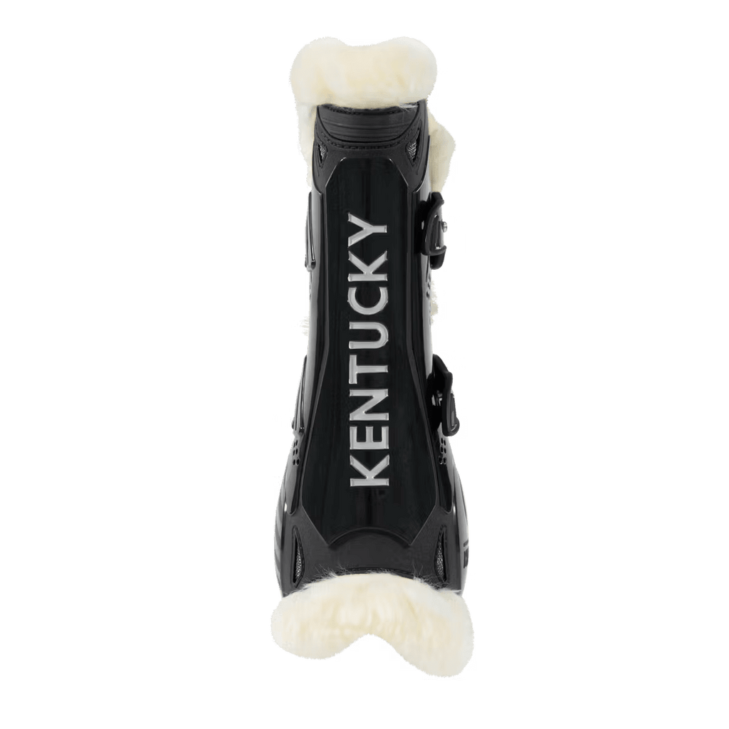 Kentucky Vegan Sheepskin Tendon Boots Bamboo Elastic - Løwenborg - Kentucky Horsewear