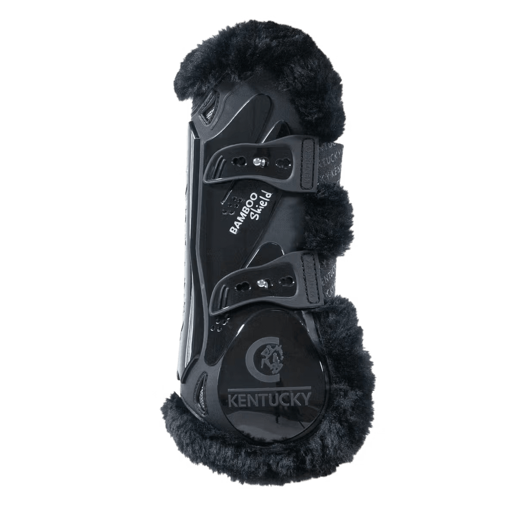 Kentucky Vegan Sheepskin Tendon Boots Bamboo Elastic - Løwenborg - Kentucky Horsewear