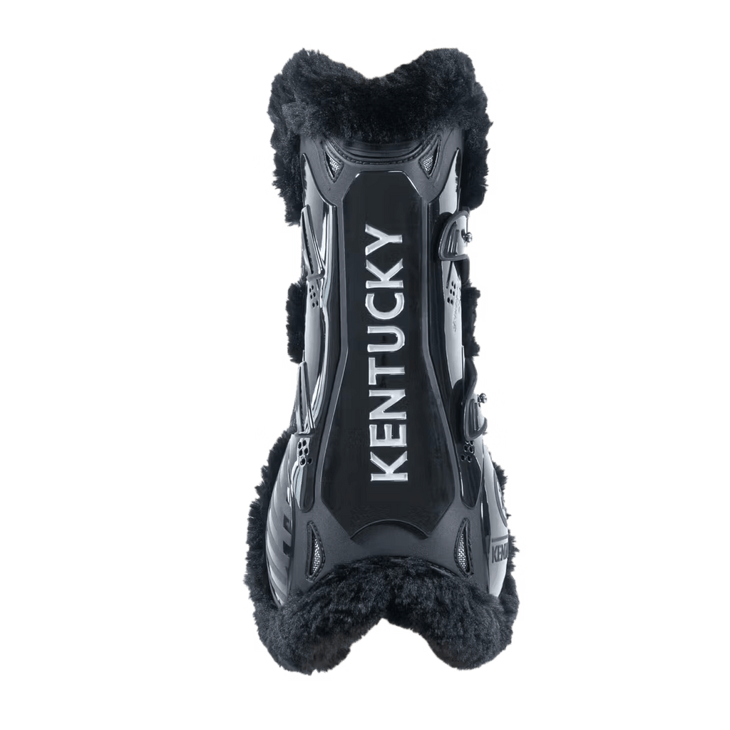 Kentucky Vegan Sheepskin Tendon Boots Bamboo Elastic - Løwenborg - Kentucky Horsewear