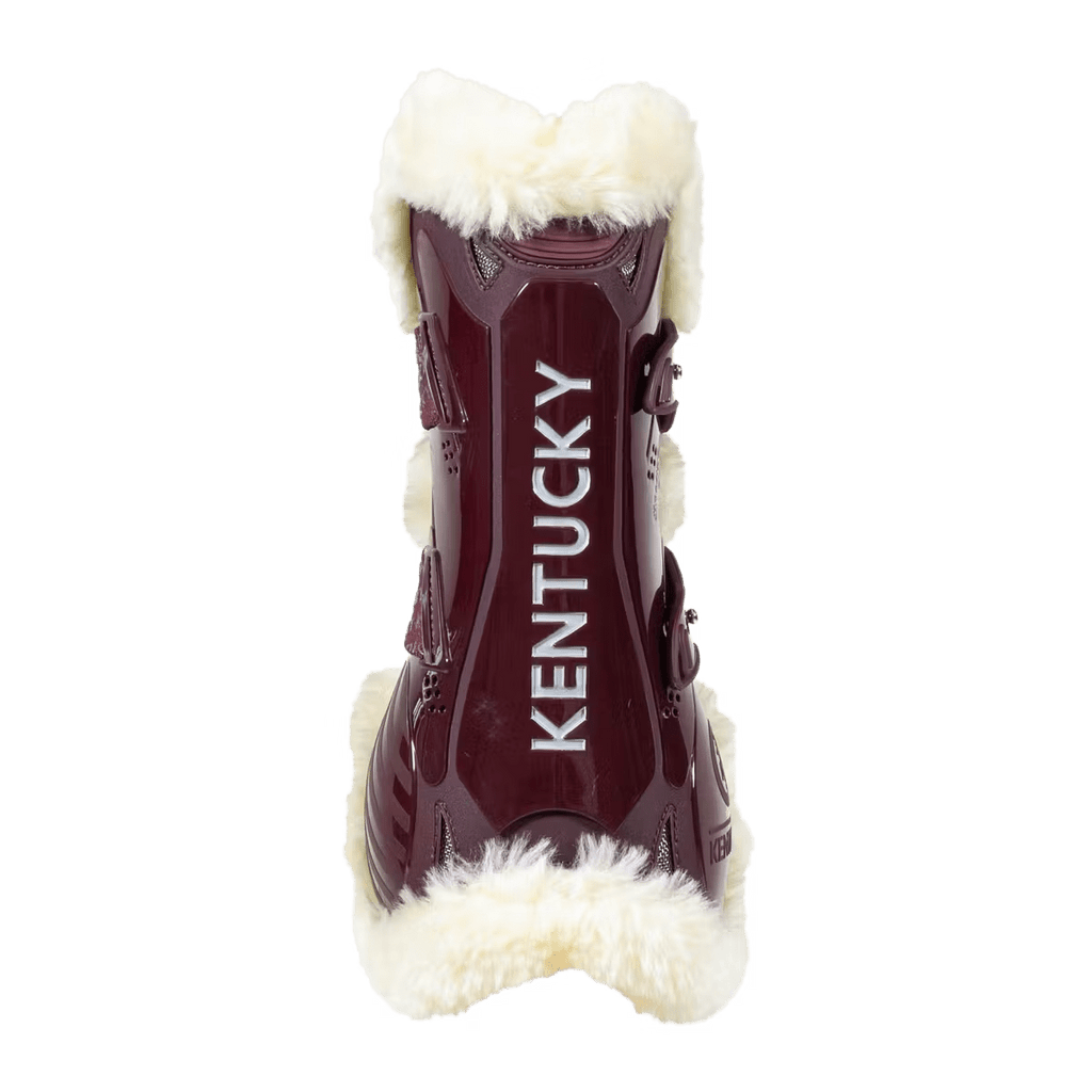 Kentucky Vegan Sheepskin Tendon Boots Bamboo Elastic - Løwenborg - Kentucky Horsewear
