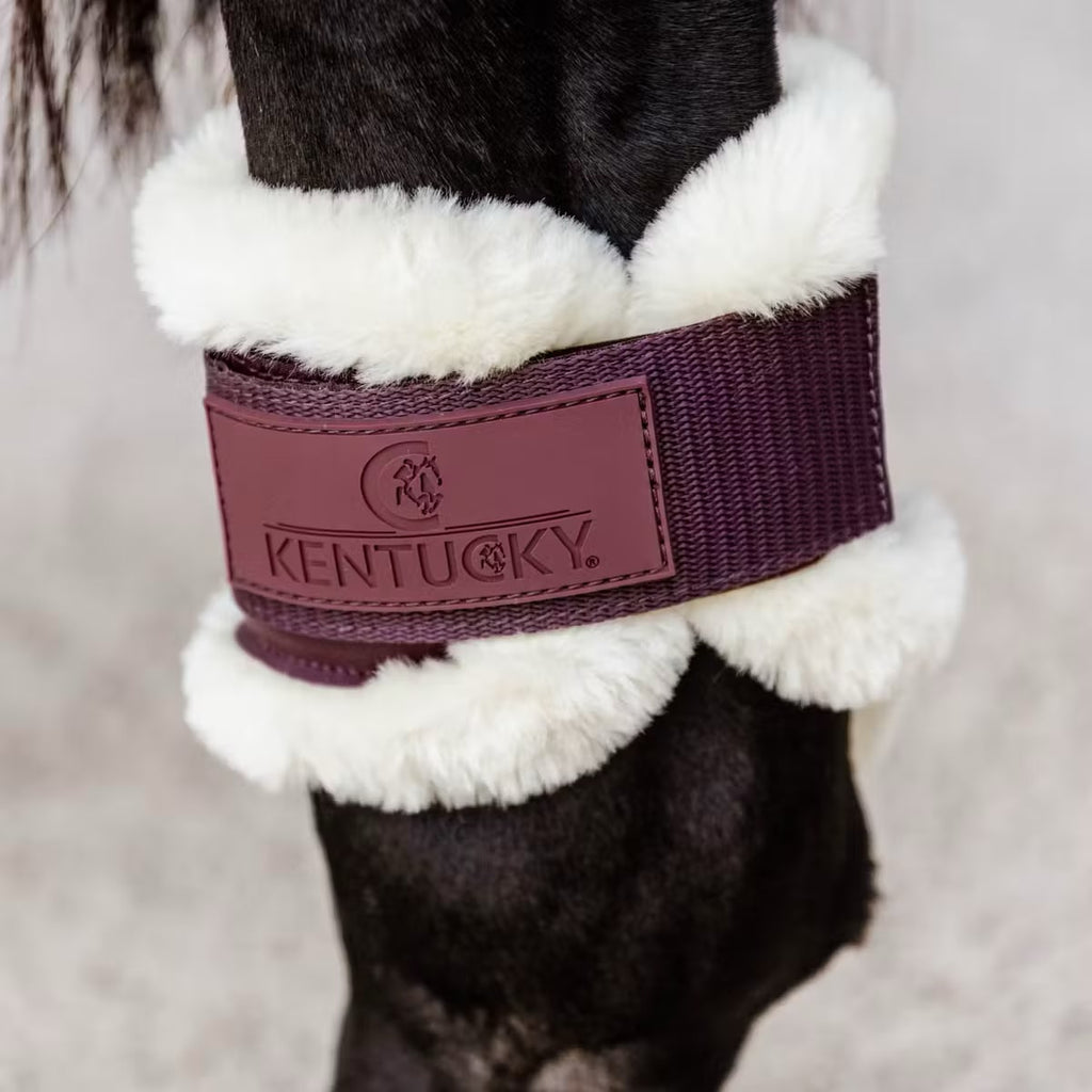Kentucky Vegan Sheepskin Young Horse Fetlock Boots - Løwenborg - Kentucky Horsewear