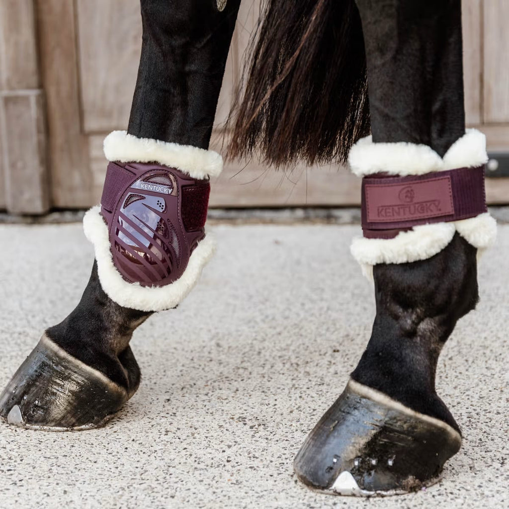 Kentucky Vegan Sheepskin Young Horse Fetlock Boots - Løwenborg - Kentucky Horsewear