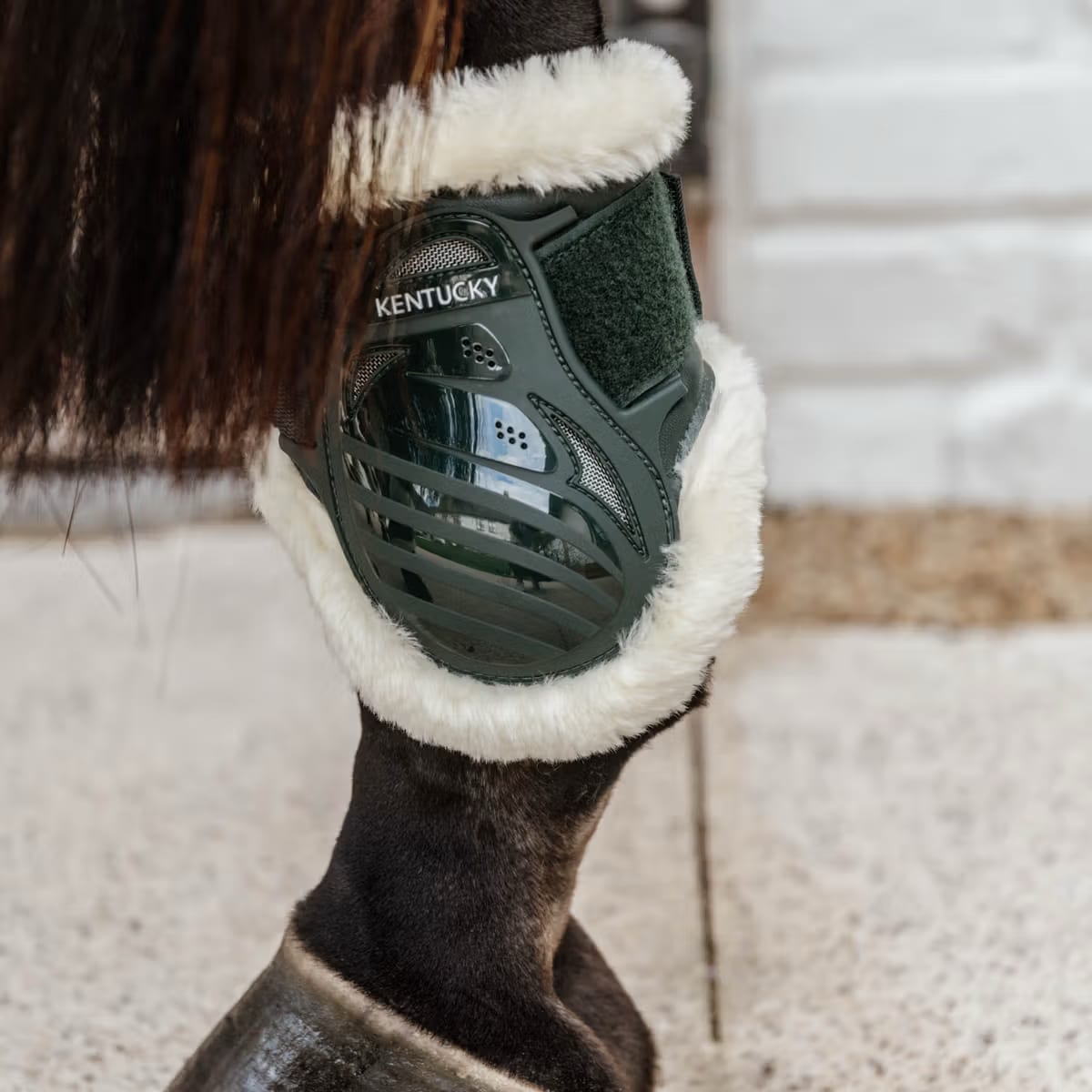 Kentucky Vegan Sheepskin Young Horse Fetlock Boots - Løwenborg - Kentucky Horsewear