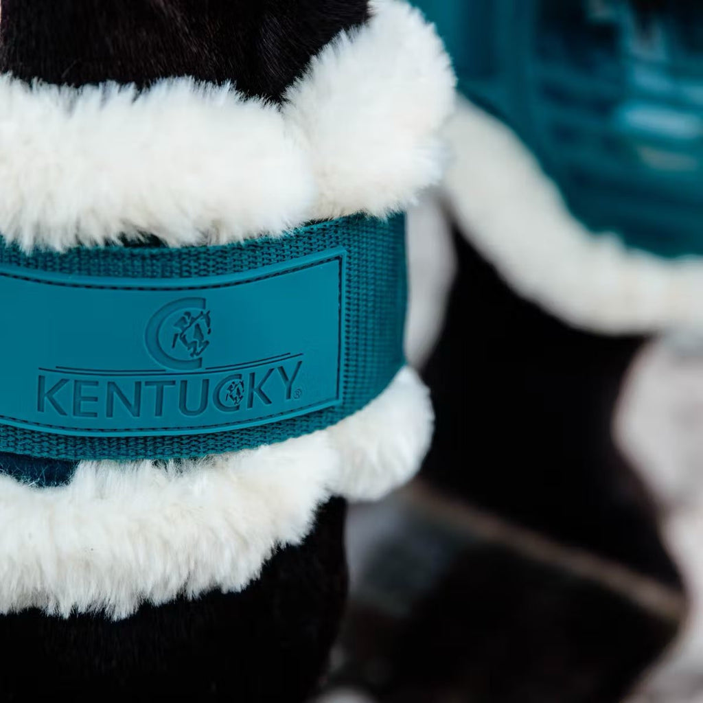 Kentucky Vegan Sheepskin Young Horse Fetlock Boots - Løwenborg - Kentucky Horsewear