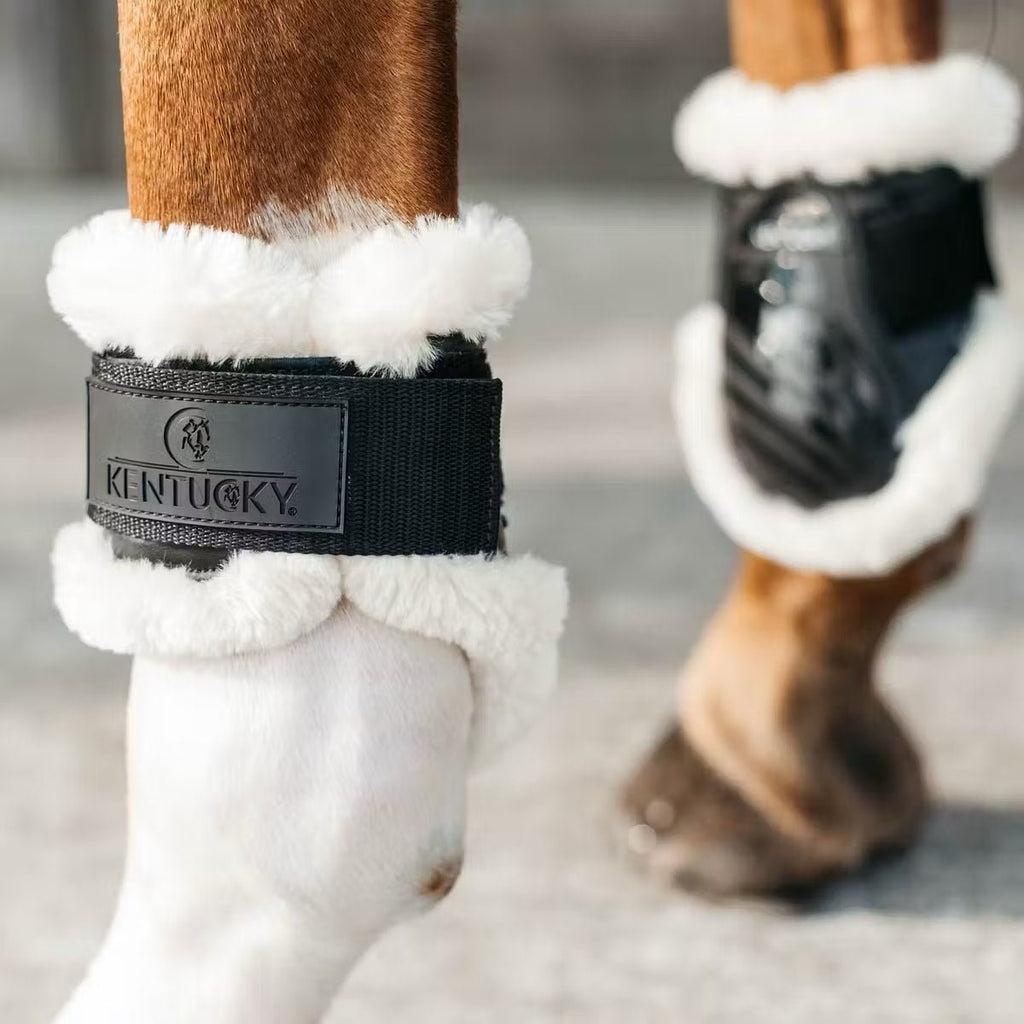 Kentucky Vegan Sheepskin Young Horse Fetlock Boots - Løwenborg - Kentucky Horsewear