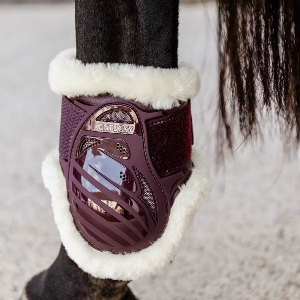 Kentucky Vegan Sheepskin Young Horse Fetlock Boots - Løwenborg - Kentucky Horsewear