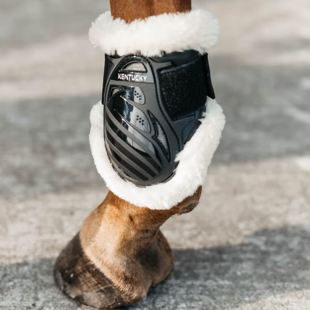 Kentucky Vegan Sheepskin Young Horse Fetlock Boots - Løwenborg - Kentucky Horsewear