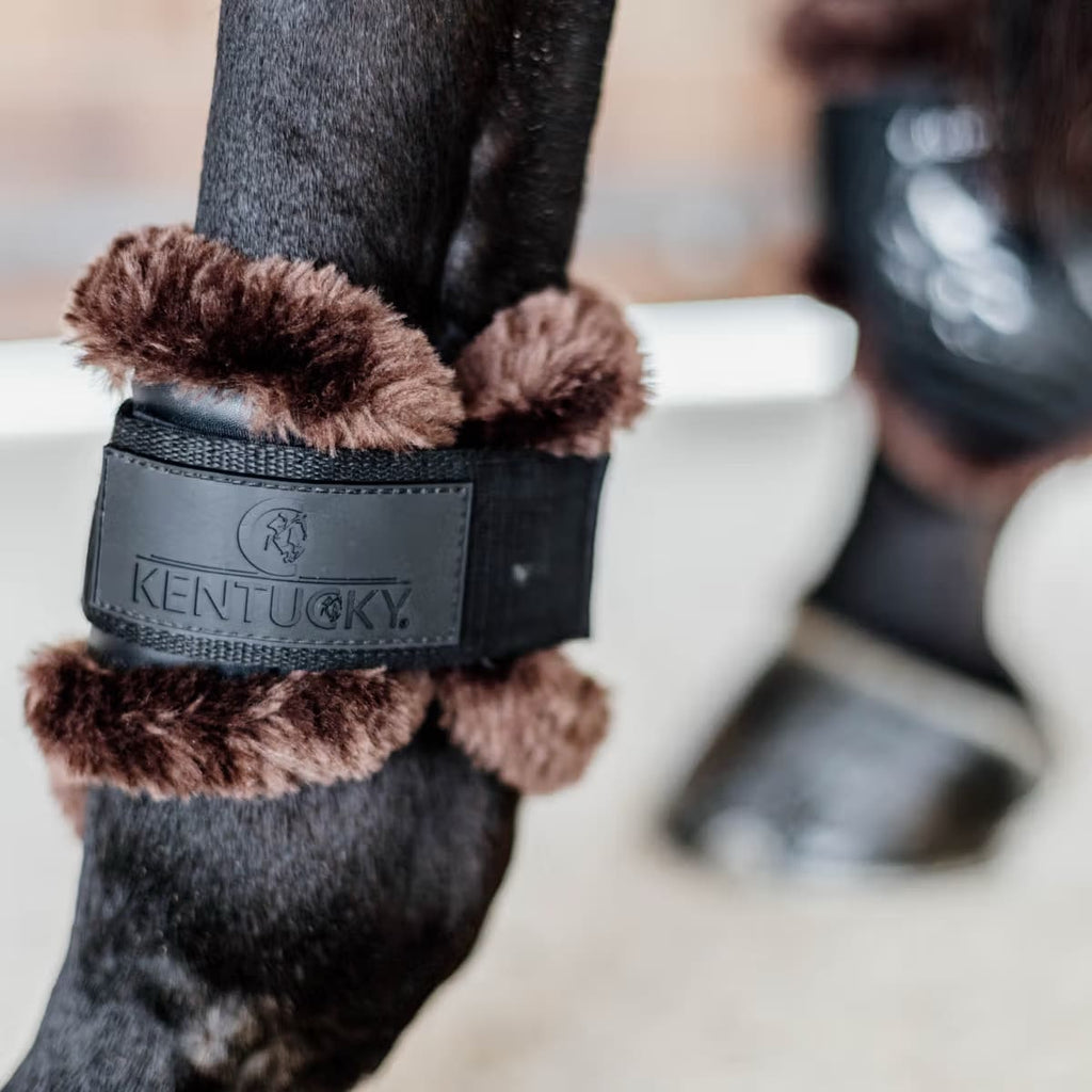 Kentucky Vegan Sheepskin Young Horse Fetlock Boots - Løwenborg - Kentucky Horsewear