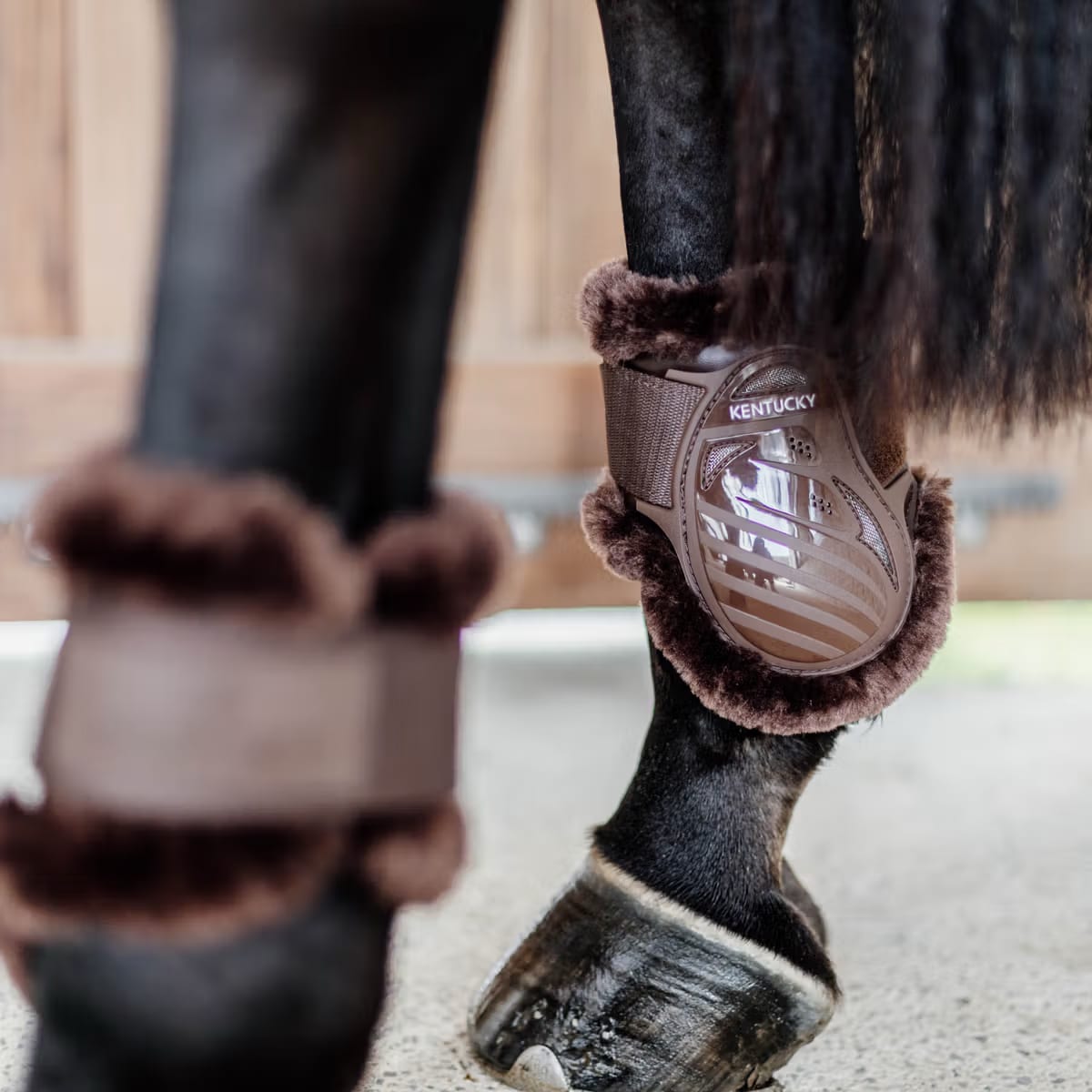 Kentucky Vegan Sheepskin Young Horse Fetlock Boots - Løwenborg - Kentucky Horsewear