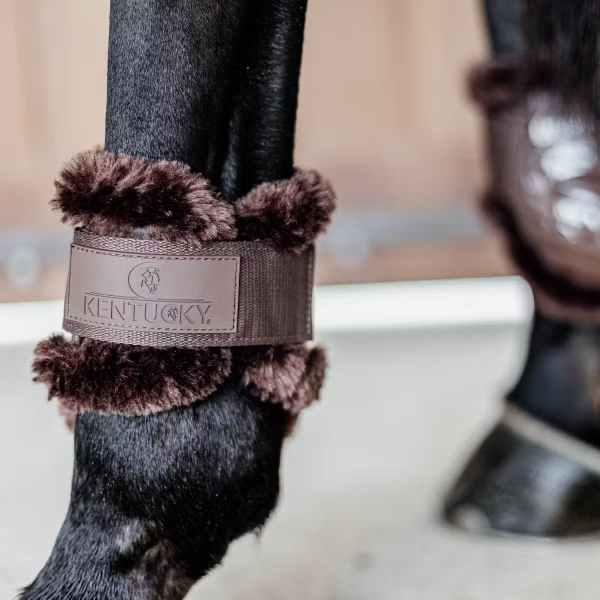 Kentucky Vegan Sheepskin Young Horse Fetlock Boots - Løwenborg - Kentucky Horsewear