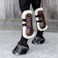 Kentucky Vegan Sheepskin Tendon Boots Velcro - Løwenborg - Kentucky Horsewear