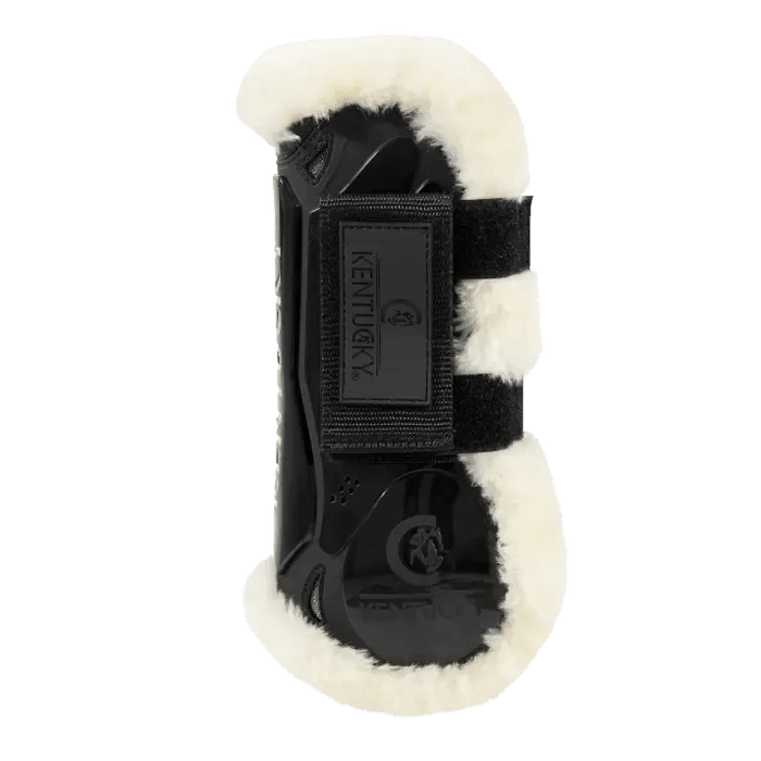 Kentucky Vegan Sheepskin Tendon Boots Velcro - Løwenborg - Kentucky Horsewear
