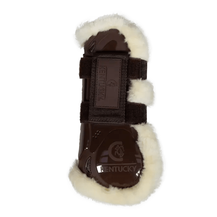Kentucky Vegan Sheepskin Tendon Boots Velcro - Løwenborg - Kentucky Horsewear
