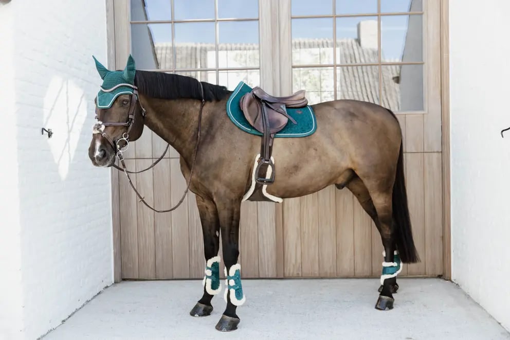 Kentucky Vegan Sheepskin Young Horse Fetlock Boots Velvet - Løwenborg - Kentucky Horsewear