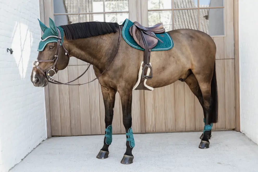 Kentucky Tendon Boots Bamboo Elastic Velvet - Løwenborg - Kentucky Horsewear