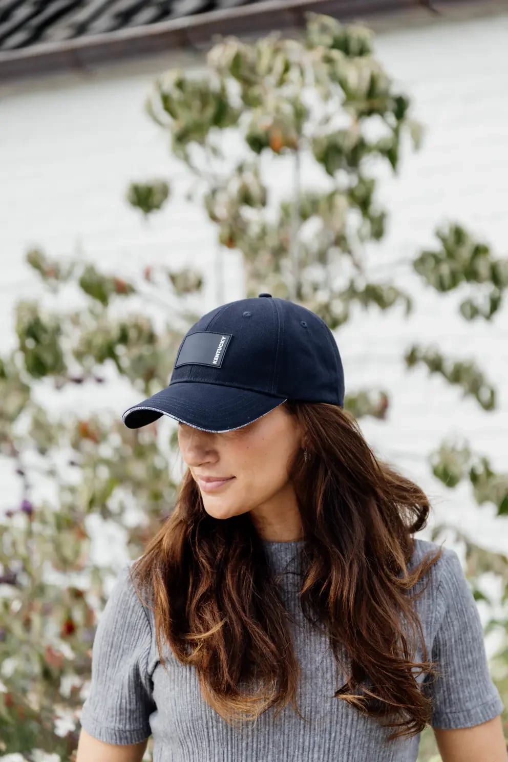 Kentucky Baseball Cap Rubber Logo - Løwenborg - Kentucky Horsewear