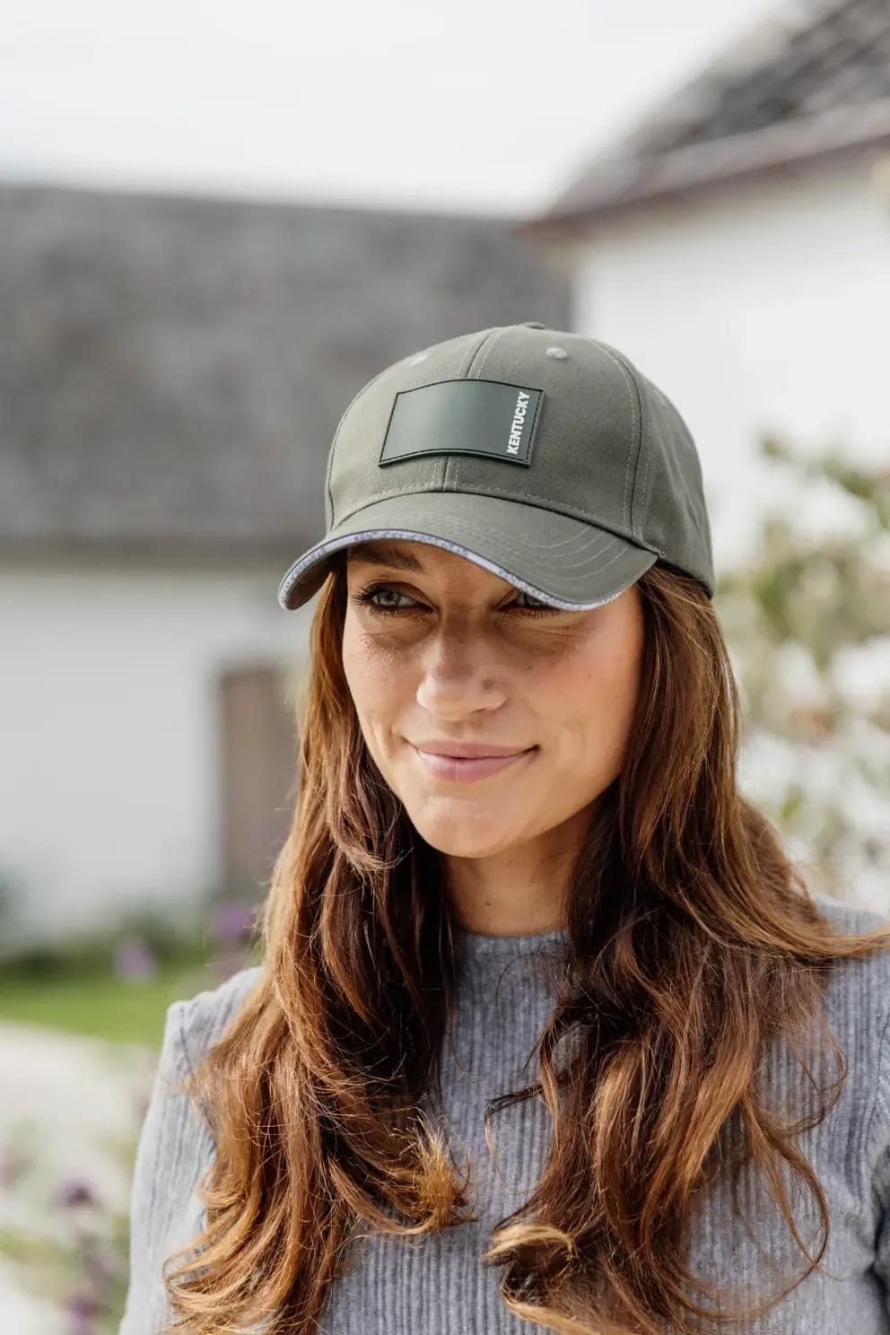 Kentucky Baseball Cap Rubber Logo - Løwenborg - Kentucky Horsewear
