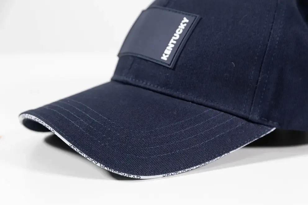 Kentucky Baseball Cap Rubber Logo - Løwenborg - Kentucky Horsewear