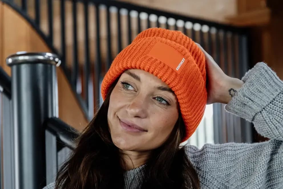 Kentucky Beanie Rubber Logo - Løwenborg - Kentucky Horsewear